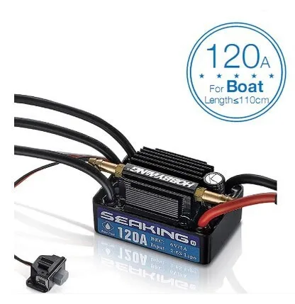 Hobbywing 2-6S Seaking 120A V3 электронный регулятор скорости ESC для RC лодок
