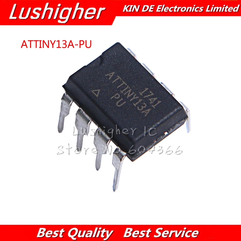 5 шт. ATTINY13A-PU DIP-8 ATTINY13-PU DIP8 ATTINY13A ATTINY13 13A-PU DIP ATTINY13V-10PU | Электронные компоненты и
