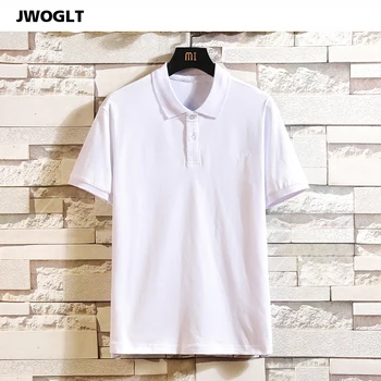 

Summer Short Sleeve Polo Shirt Men Fashion Short Sleeve Casual Slim Breathable Solid Color Black White Gray Men Polo Shirts