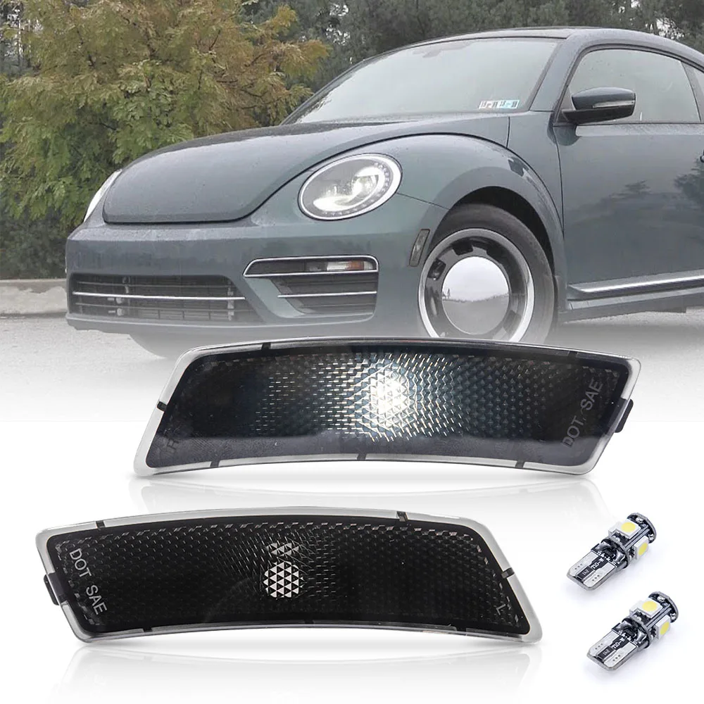 Дымовые линзы боковые габаритные огни 2 шт. для VW Beetle 2012 2013 2014 2016 2017 2018 Tiguan 2019 2020 |