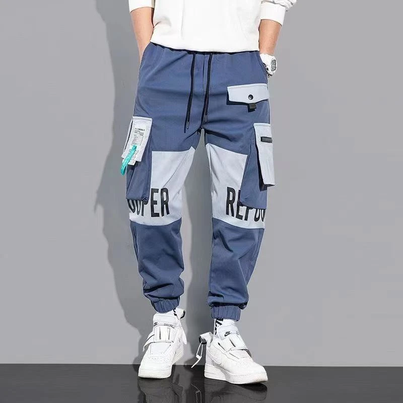 Streetwear Pockets 2022 Men's Jogger Pants Hip Hop Sweatpants Joggers Trousers Tactical Mens Pants Cargo Harem Pants Men Clothes cargo joggers