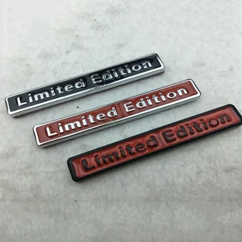 

3D Metal Chrome Limited Edition Auto Car Sticker Badge Decal Motorcycle Stickers Emblem For DIY Car Styling