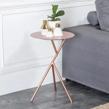 

Light luxury creative simple modern Nordic American sofa coffee table living room coffee round table