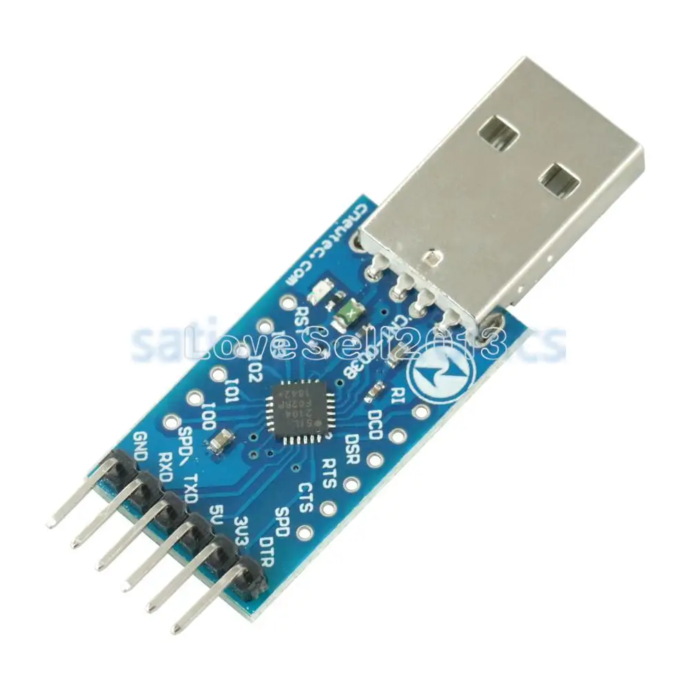 USB 2,0 к ttl UART 6PIN модуль CP2104 последовательный преобразователь STC PRGMR Замена CP2102 с Dupont кабели