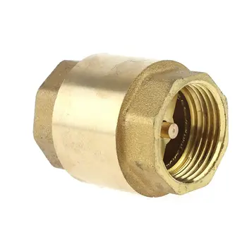 

Brass Female Male Thread In Line Spring Vertical Check Valve Pump Pipe Fittings 50JC