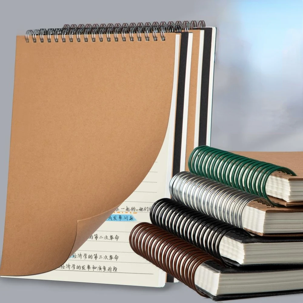 A5B5KraftPaperNotebookCoilThickeningBookforStudentSimple