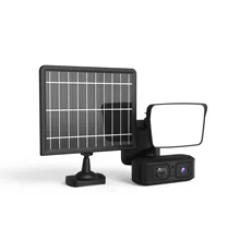 Topodome – panneau solaire de 2mp, wi fi, carte SIM 4G, carte TF, interphone vocal, batterie faible, Vision nocturne, lumières de cour, applique murale, caméra IP 