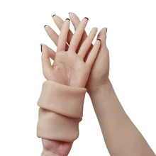 Кроссдрессер силиконовый женский с реалистичной кожей руки поддельные руки для трансвеститов транссексуал Маскарад Фетиш транссексуал Хэллоуин