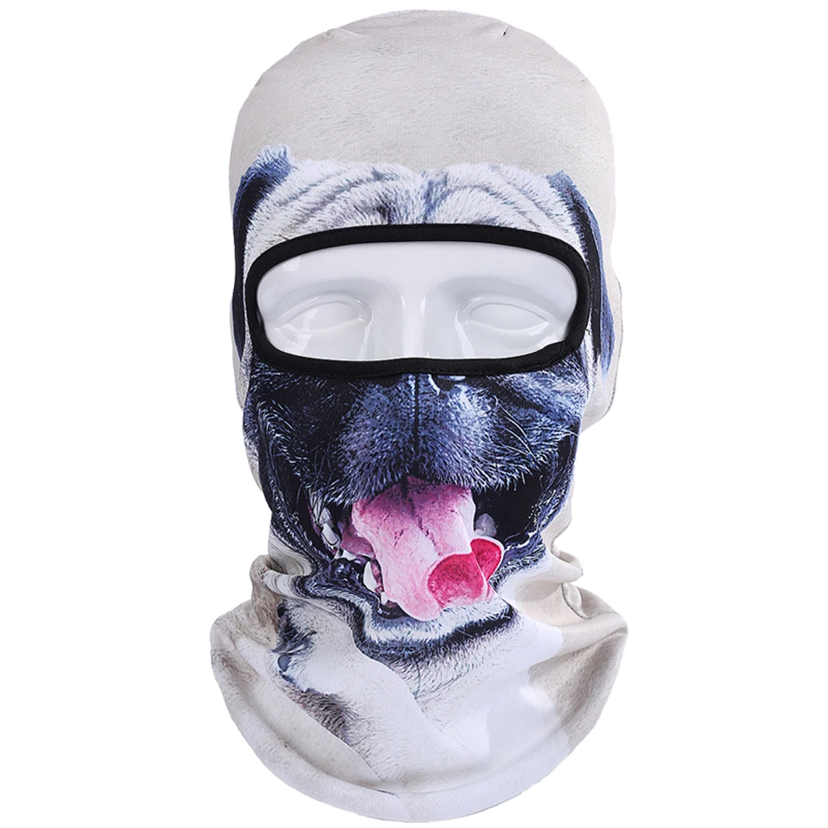 BNB07 3D кошка собака милые животные Ветрозащитная Балаклава Skullies Beanie Забавный ШЛЕМ ЛАЙНЕР зимняя шапка теплая маска для лица шапка для женщин и мужчин - Цвет: BNB07