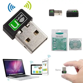 

WiFi Adapter Mini USB Wireless Wi Fi Adapter USB 150Mbps wi-fi adapters For Computer PC Receiver Network Accessories