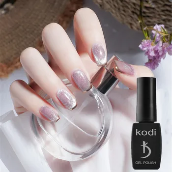 

kodi 2020 Transparent Gel Polish Varnishes Hybrid Nails For Manicure 12ML Cat Eyes Soak off UV Gel Nail Polish for professional