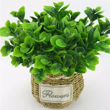 Artificial Orange Leaf Simulation Plants Plastic Plant Desktop Decor Home Balcony Garden Landscape Decoration Accessories