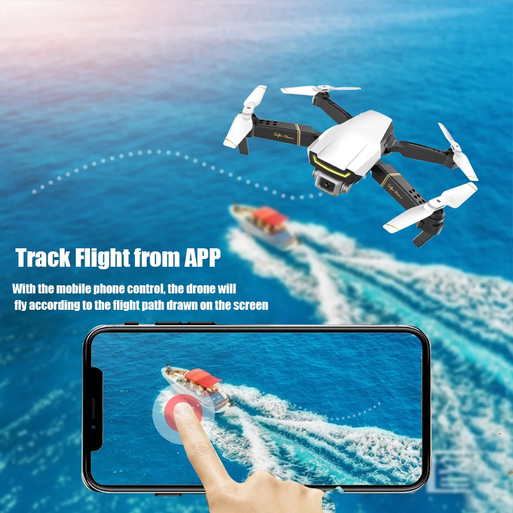 Мини Дрон игрушки GW89 дрона с дистанционным управлением Камера 1080P Wi Fi FPV жест Фото
