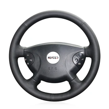 

Braiding Cover for Steering Wheel Cover for Mercedes-Benz W210 E240 E63 E320 E280 2002-2005 Hand Sew Steering Wheel Wrap