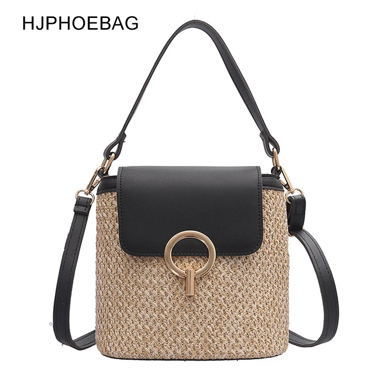 

Small Knitting Bucket Bags for Women 2020 Summer Crossbody Bags Lady Travel Purses and Handbags Female Shoulder Messenger Bag