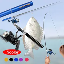Практичная карбоновая мини-телескопическая удочка инструмент рыболовная удочка ручка удочка уличная Удочка портативная