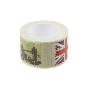 

1 Pc / Pack New New Stamp Design 2.5cm*10m Paper Sticky Adhesive Sticker Decorative Washi Tape