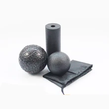 3 в 1 Набор EPP маленькая Йога Колонка пены роликовые Блоки массаж мини Йога Мячи тренажерный зал Пилатес Йога Тренировка Фитнес оборудование Кроссфит