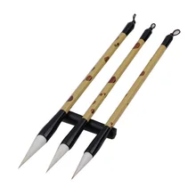 Набор кистей для китайской каллиграфии, набор кистей для обычной каллиграфии, 3 шт