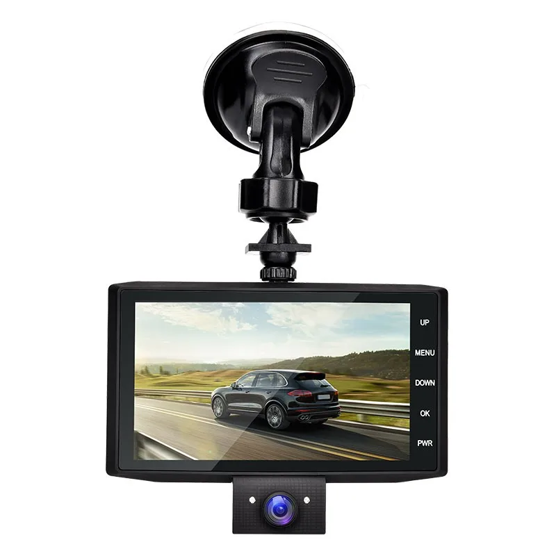 Автомобильный видеорегистратор Q13, камера заднего вида, 4 дюйма, 1080 P, Full HD, регистратор вождения, циклическая запись, g-сенсор, ночное видение, 170 °, широкоугольный видеорегистратор
