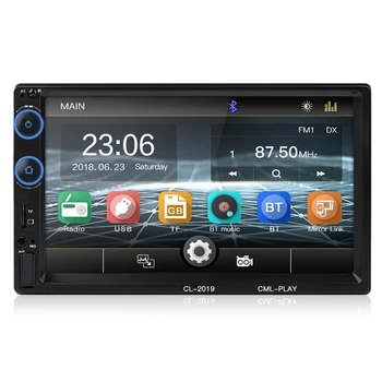 

2 Din Car Radio Bluetooth Mirror Link 2 Din Car Multimedia Player Hd Press Radio Mp5 Usb Audio Stereo Cl-2019