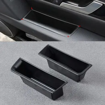 

Car Accessories Interior Door Armrest Tray Storage Box Glove Phone Organizer Black For Mercedes Benz GLK-Class X204 Front Door
