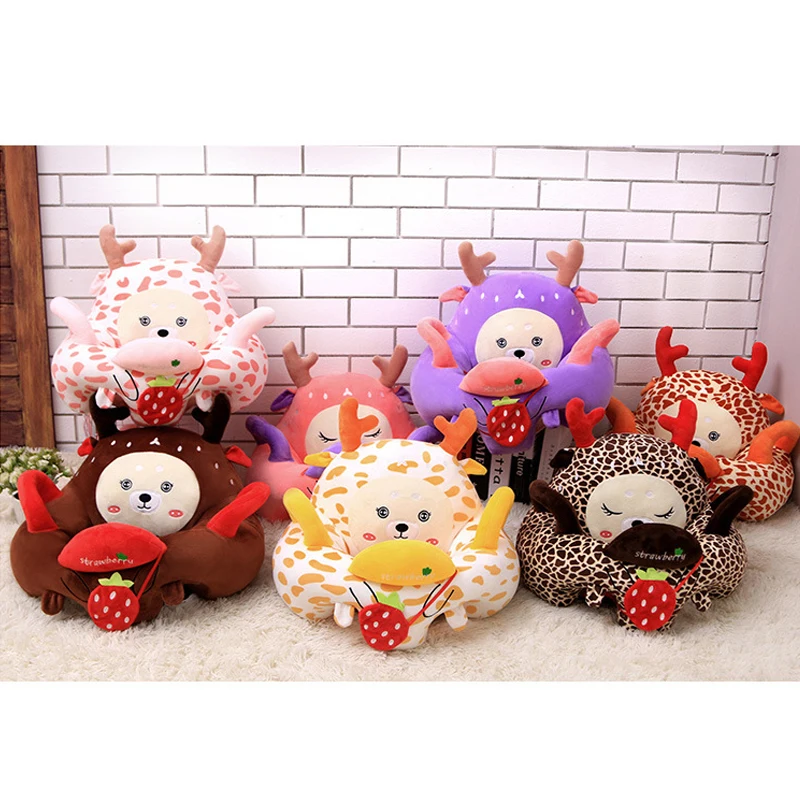 AAG Plush Baby Sofa Child Chair Cartoon Baby Learning to Sit Seat Chair Baby Support Seat Cushion Children Sofa Room Decor Gift