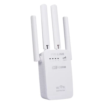 

AC05 1200Mbps Dual Frequency 2.4G 5Gbps Wireless Repeater High Speed 5G Gigabit Wifi Router Antenna AC100-240V