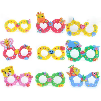 

EVA Diamond Glasses Children's DIY Manual Three-dimensional Paste Painting Kindergarten Puzzle Children Toy
