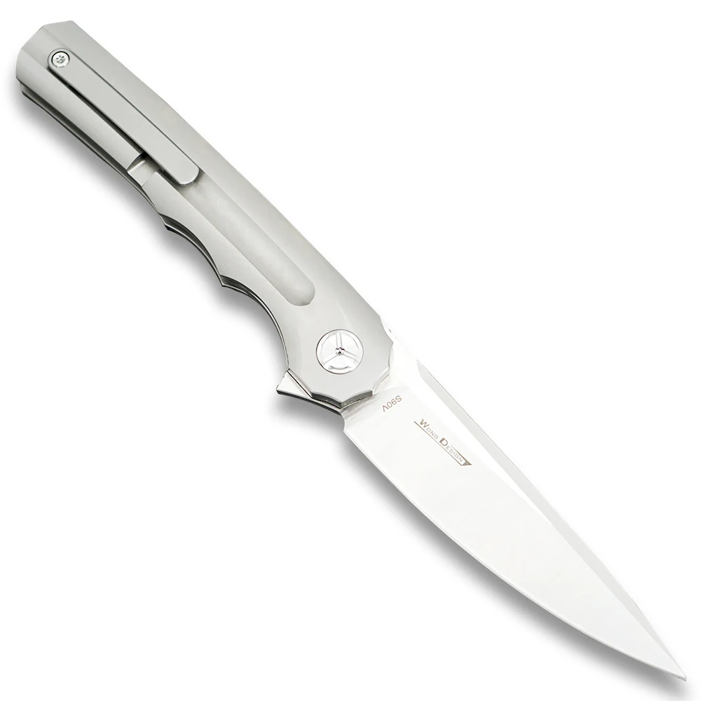 TWOSUN S90V лезвие складной карманный нож тактический нож охотничьи ножи инструмент для выживания EDC TC4 титановый шариковый подшипник быстрооткрывающийся TS89