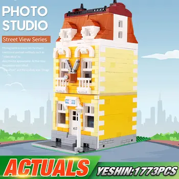 

Yeshin Streetview Building Blocks Bricks The MOC Vintage Photography Floor Model Assembly Bricks Kits Toys Kids Christmas Gifts