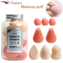 

8/7/5/4/3pcs Makeup Sponge Cosmetic Puff for Foundation Concealer Cream Makeup Blender with Storager Face Beauty Make Up tools