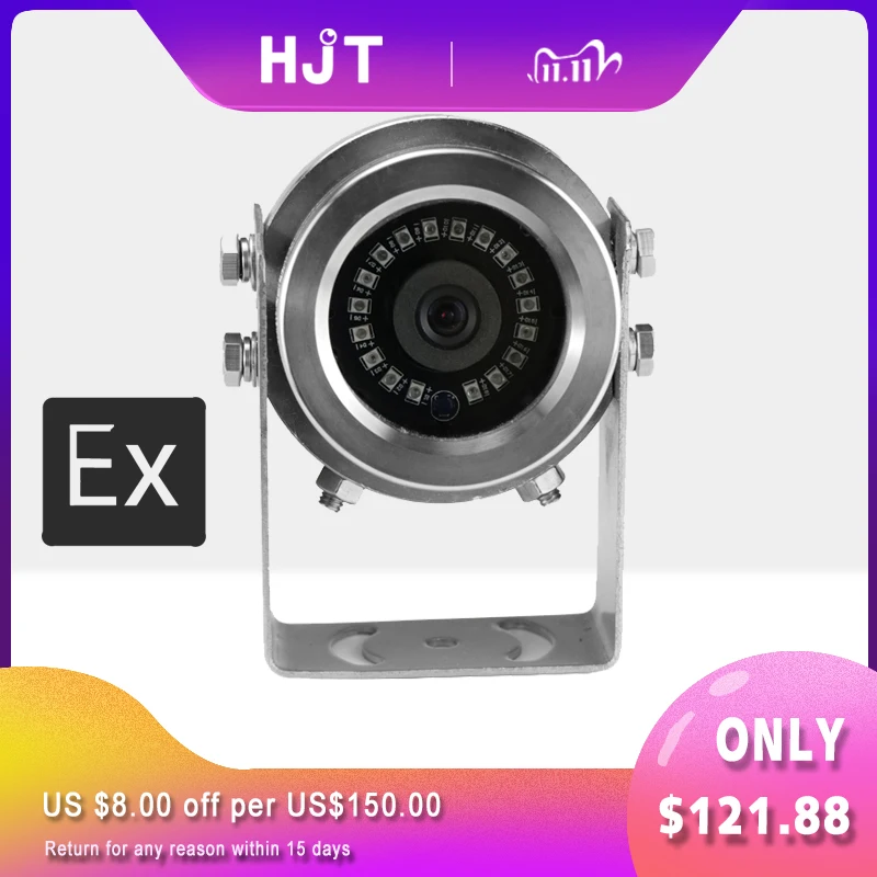 HJT IP-камера Full-HD POE Взрывозащищенная P2P Водонепроницаемая камера видеонаблюдения