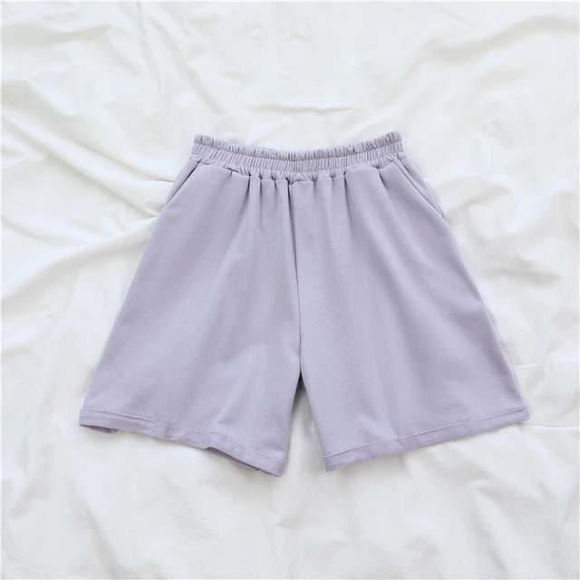 Sold Separately Womens Tracksuits 3 Piece Oversized Sweatshirt Sweatpant Sporting Shorts Sweat 3 Piece Outfit Solid Color Sets purple shorts