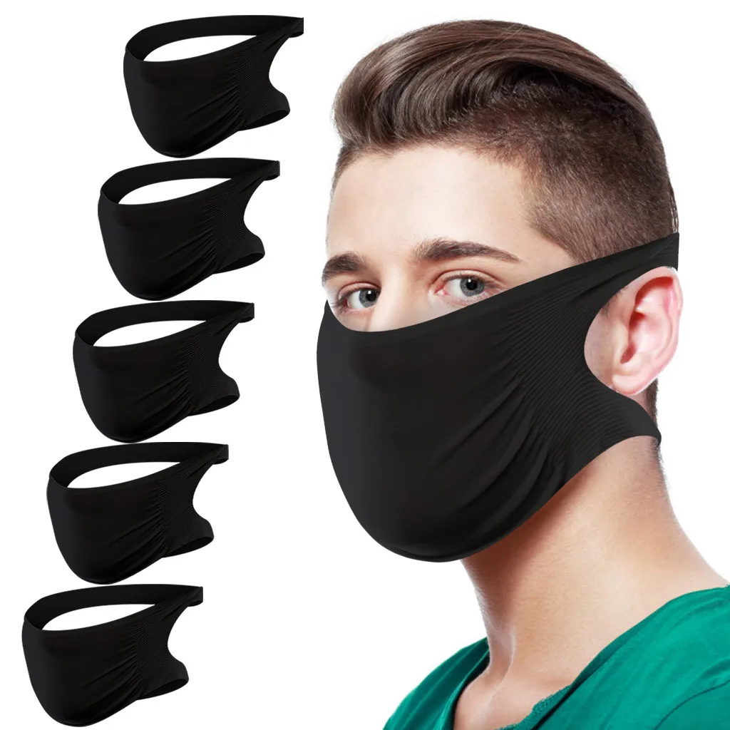 Man Woman Reusable Mouth Mask Protective Breathable Cap Washable Face Cover Cotton Fabric Per Meter mascarillas | Аксессуары для