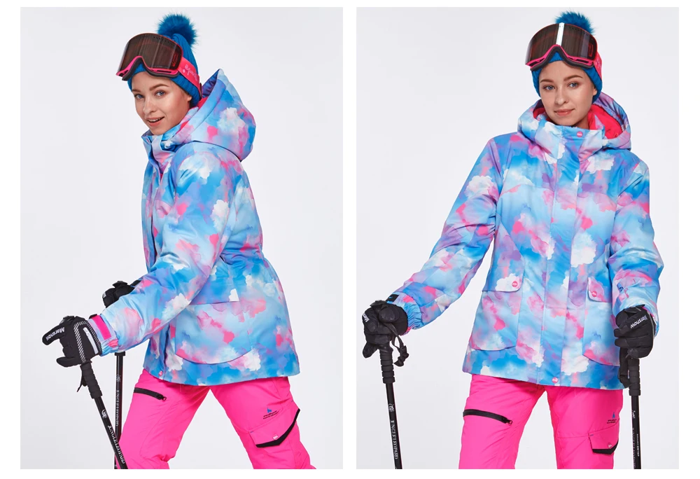 warmest ski jacket wome