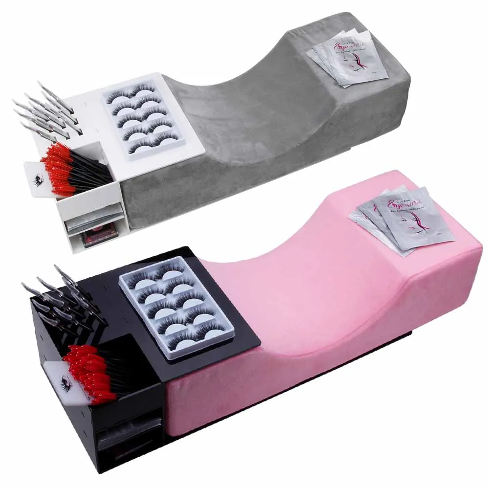 

Professional Eyelash Extensions Neck Pillow Ergonomic Memory Pillows Lash Pillow For Makeup Salon Use Grafting Eyelashes Support