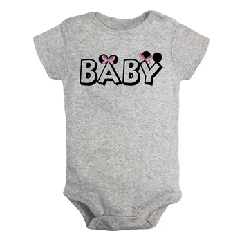 

Cartoon Cute Bow Baby Newborn Baby Girl Boys Clothes Short Sleeve Romper Jumpsuit Outfits 100% Cotton Christmas Gift