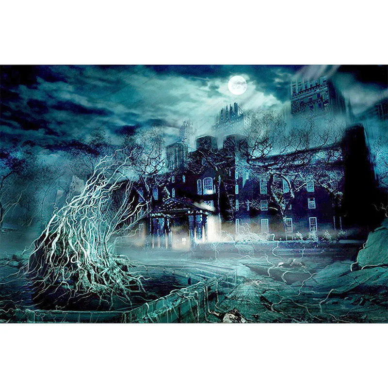 

DIY Diamond Painting 5D Moon Castle Resin Full of Crystals Amazon Wish AliExpress Cross Border Large Amount Favorably