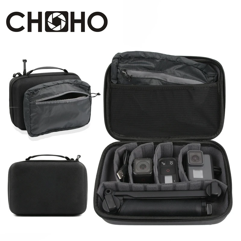 

Waterproof Bag Case DIY Travel Storage Collection EVA Portable For Gopro Hero 7 6 5 Xiaomi Yi SJCAM Dji Osmo Camera Accessories