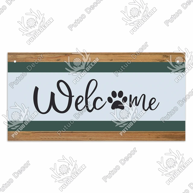 Putuo Decor Home Wooden Signs Family Wood Pendant Decorative Plaque for Friendship Home Sweet Home Room Sign Wall Decoration WP3833