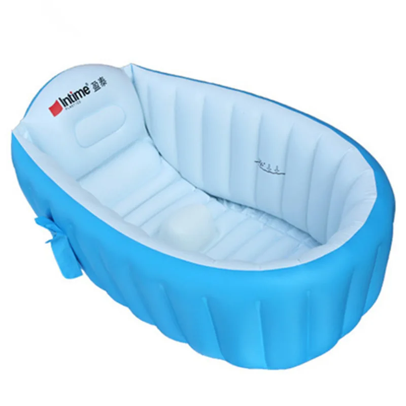 

Intime Infants Children Inflatable Bathtub Tub Large Size Thickening Baby Swimming Play with Water Basin