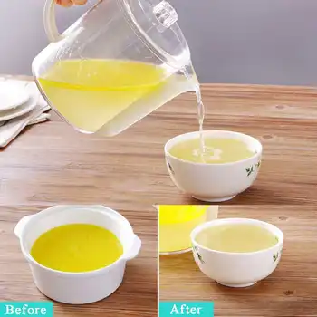 

1500ml Kitchen Gravy Oil Soup Fat Separator Grease Oiler Filter Strainer Bottle 130°C Heat-instance Multi-use Home Cooking Tools