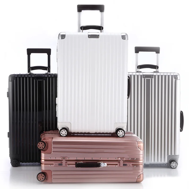 

Manufacturers Direct Selling ABS + PC Right Angle Retro Top Grade Aluminum Frame Travel Trolley Mute Universal Wheel Bar Travel