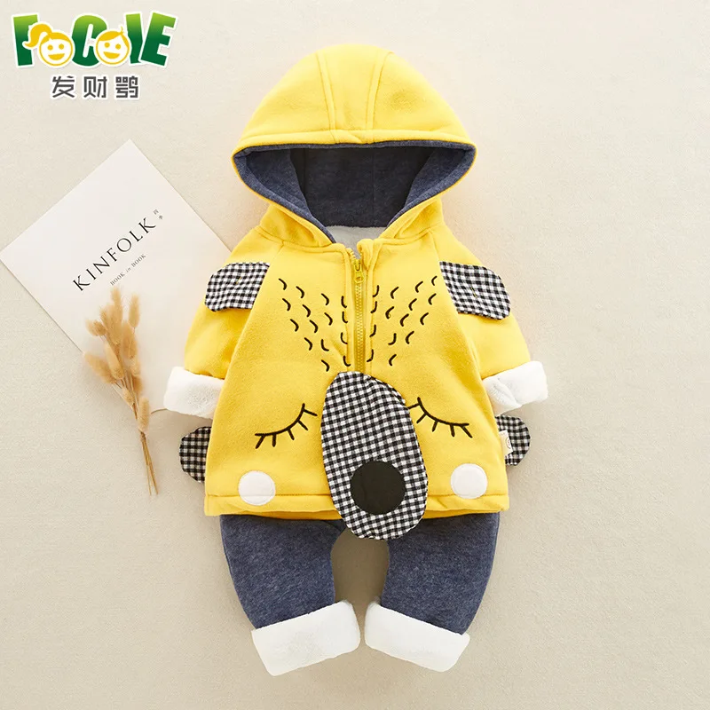 

Male Baby Autumn And Winter Set Pieces Baby Winter Female Baby Winter Two Small CHILDREN'S 1-3-Year-Old Infant 2-Piece Men's 2