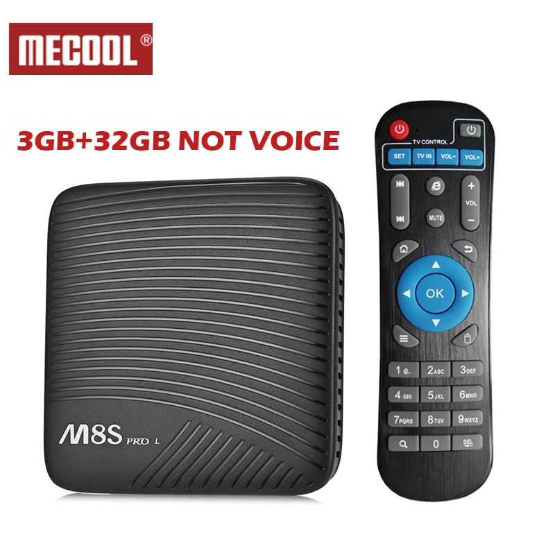 M8S PRO L 3G-32G Mecool M8S PRO L Smart tv Box Android 7,1 S912 3 ГБ ОЗУ 16 Гб ПЗУ 4K 3D 1080P телеприставка IP tv Box - Цвет: M8S PRO L 3G-32G