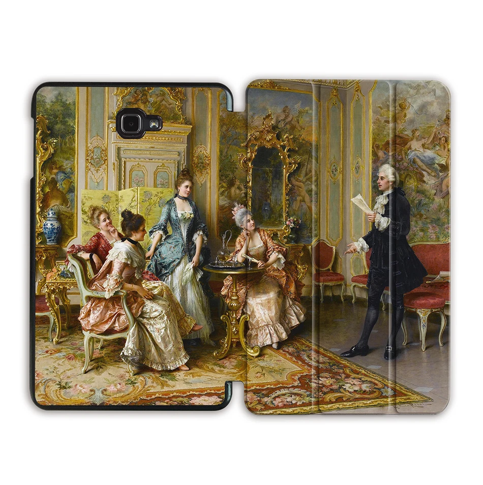 Чехол MTT с масляным рисунком для samsung Galaxy Tab A6, 10,1 дюймов, SM-T580, T585, магнитный откидной Чехол-подставка из искусственной кожи, чехол для планшета, Fundas