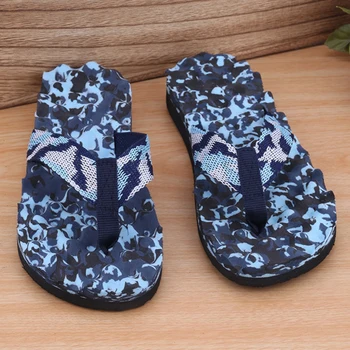 

Mens Summer Fashion Camouflage Beach Flip Flops Indoor Outdoor Sandals Slipper Large Size 40-45