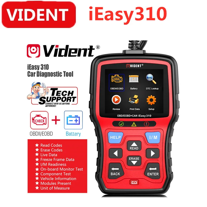 

Vident iEasy310 ODB2 Scanner OBDII Code Reader and Car Diagnostic Tool OBD2 Automotive Scanner