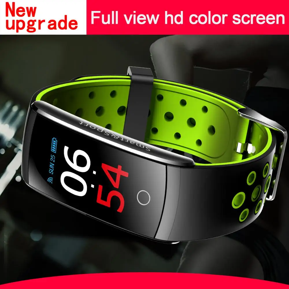 

Q8S Smart Band Heart Rate Monitor IP68 Waterproof Smart Bracelet Fitness Tracker Blood Pressure Smart Watch VS C1 E18